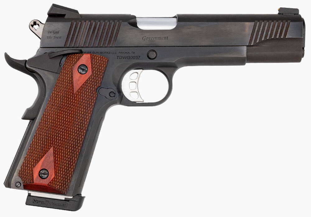 Handguns Italian Firearms Group 5" 45ACP TYLER GUNWORKS TGW-GVBL-45  1911 45 5.00 GOV BL/WL • Model: 5"